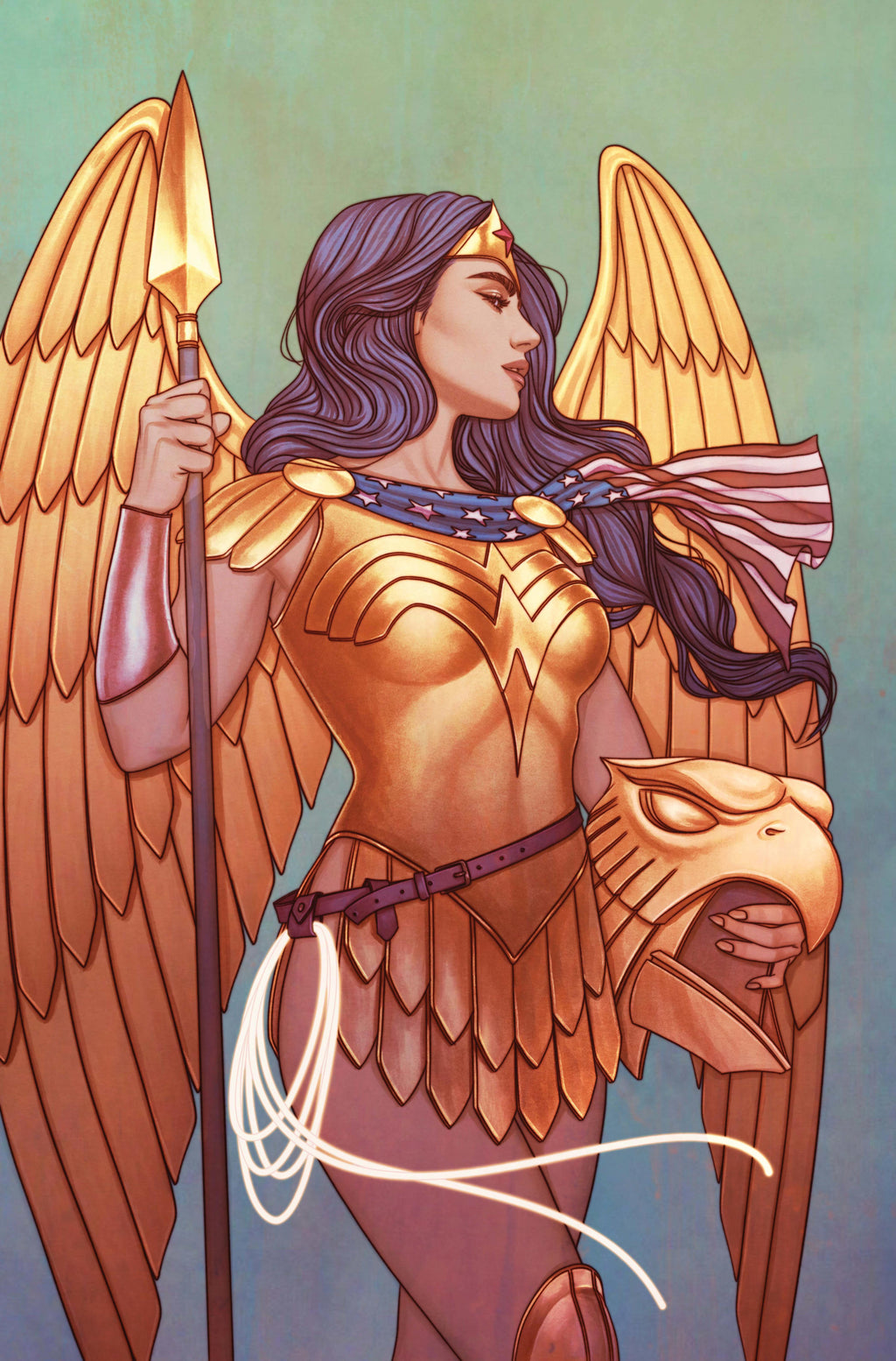 WONDER WOMAN #38 - CVR E JENNY FRISON KINGDOM COME 30TH ANNIVERSARY CARD STOCK VAR