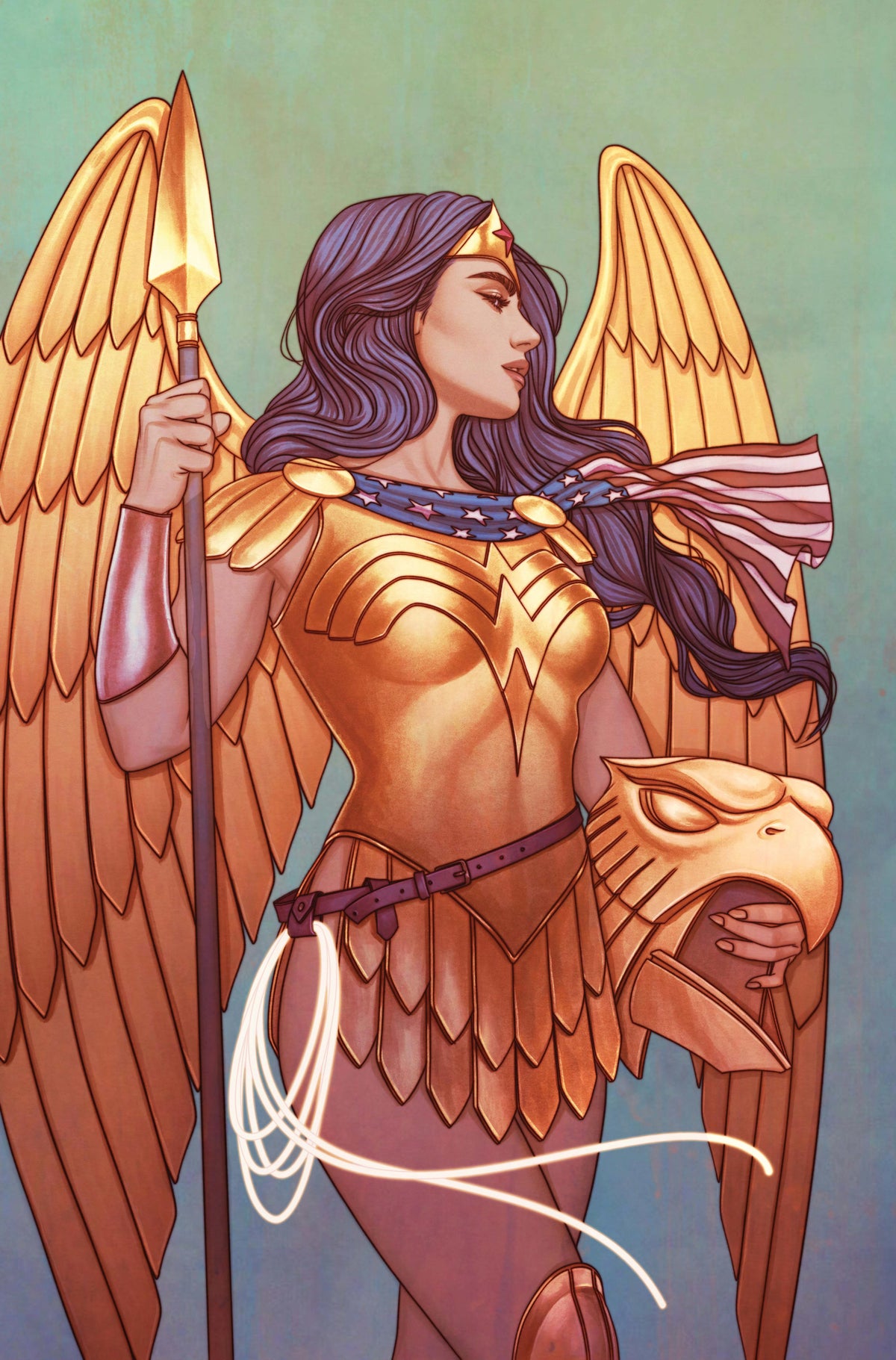 WONDER WOMAN #38 - CVR E JENNY FRISON KINGDOM COME 30TH ANNIVERSARY CARD STOCK VAR
