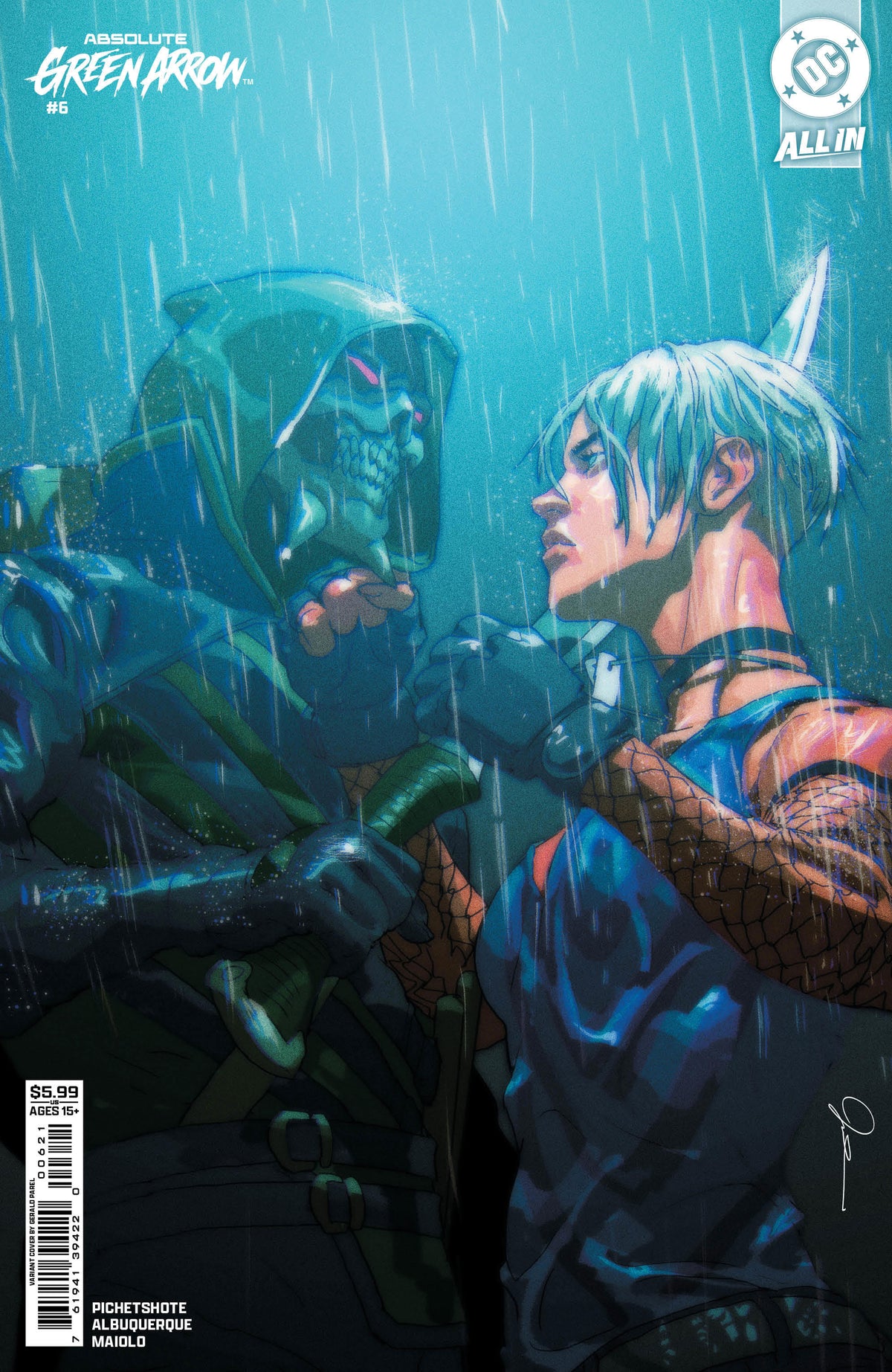 ABSOLUTE GREEN ARROW #6 - CVR B GERALD PAREL CARD STOCK VAR