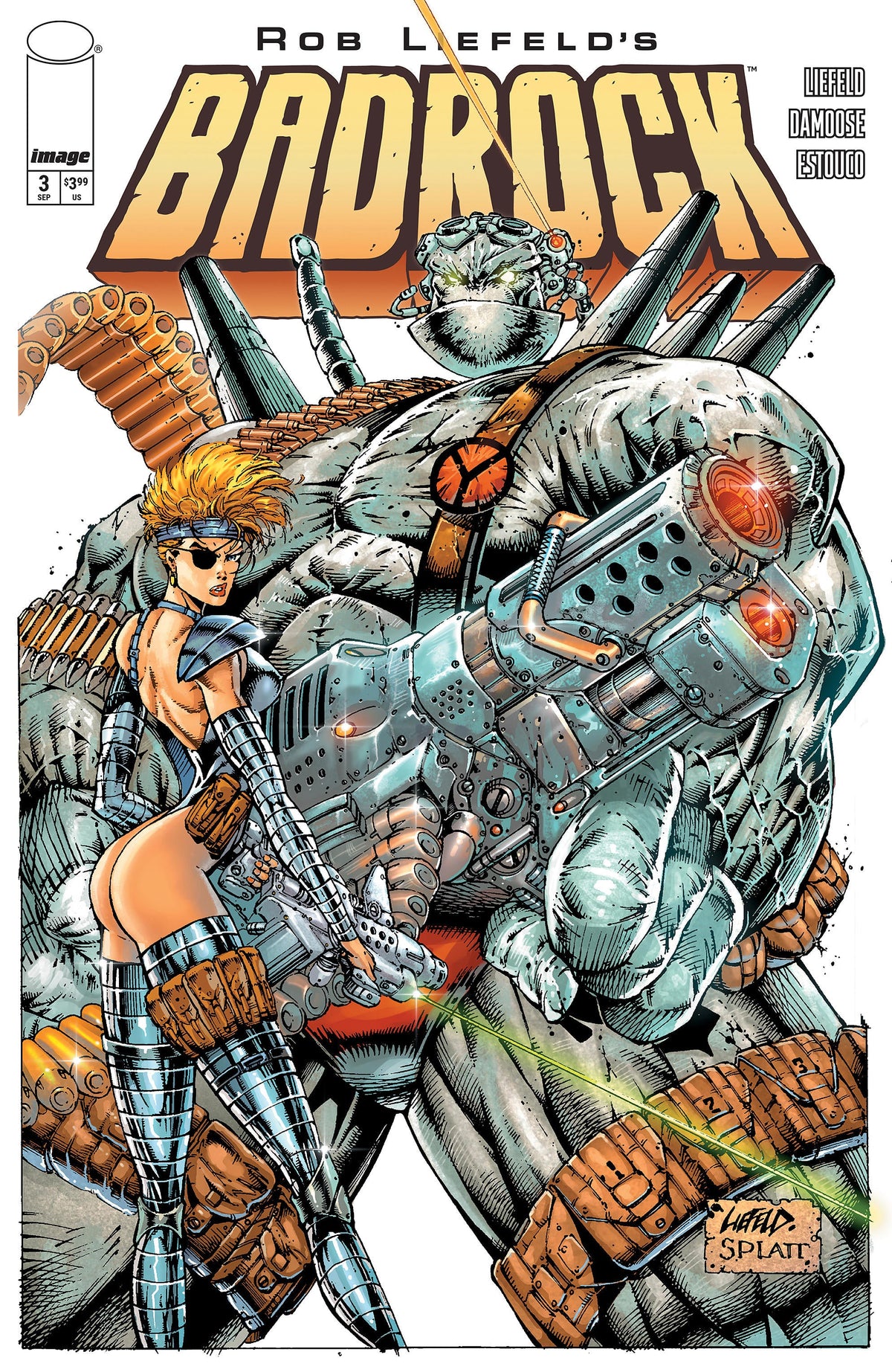 BADROCK #3 - CVR G INC 1:50 ROB LIEFELD & STEPHEN PLATT VAR