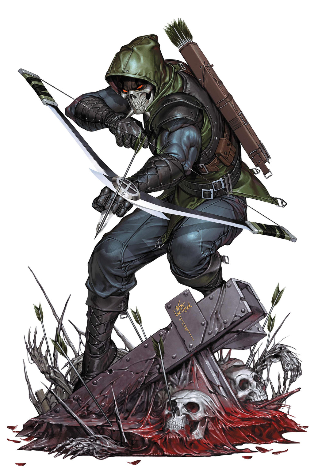 ABSOLUTE GREEN ARROW #6 - CVR C INHYUK LEE CARD STOCK VAR