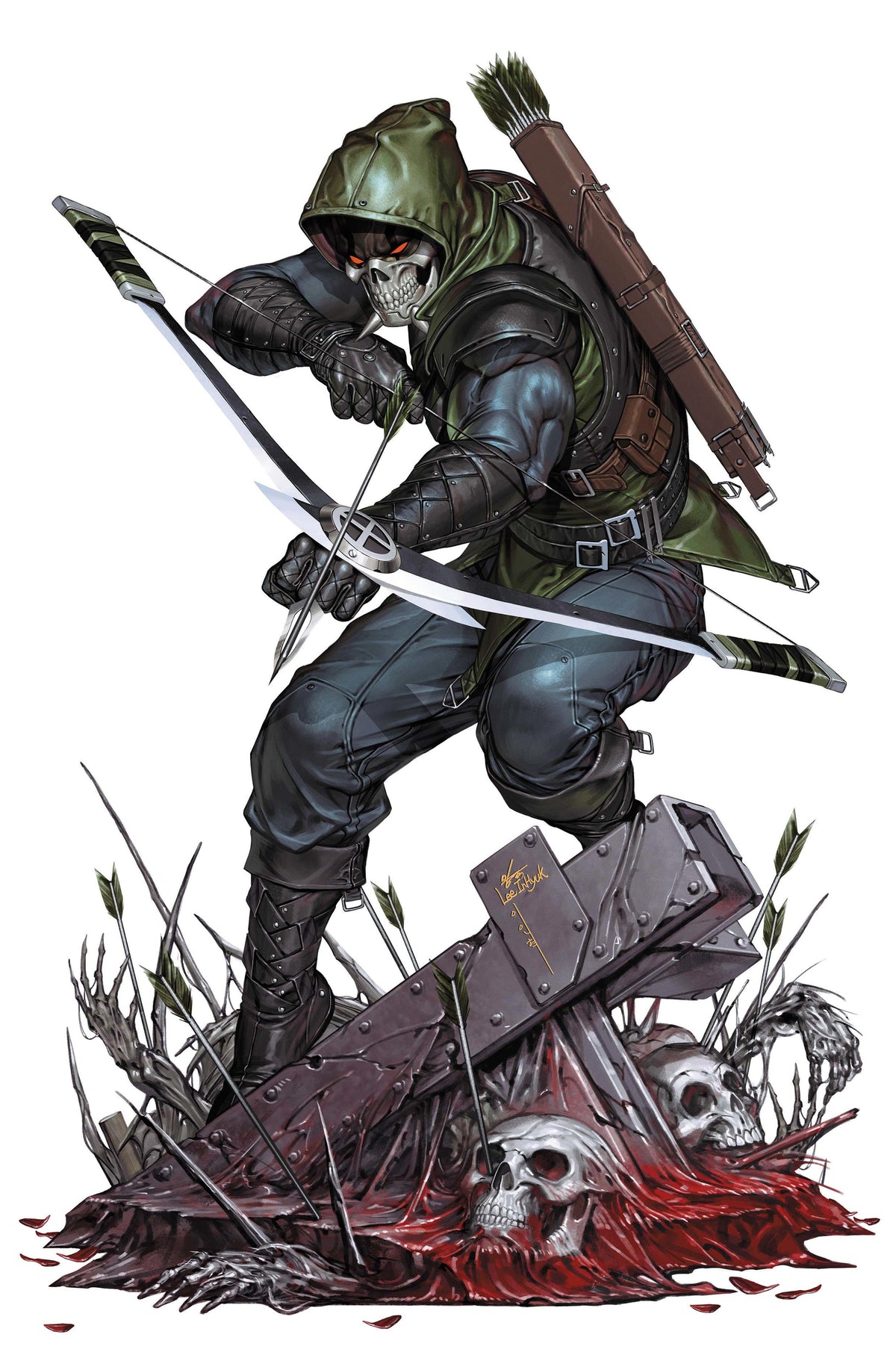 ABSOLUTE GREEN ARROW #6 - CVR C INHYUK LEE CARD STOCK VAR