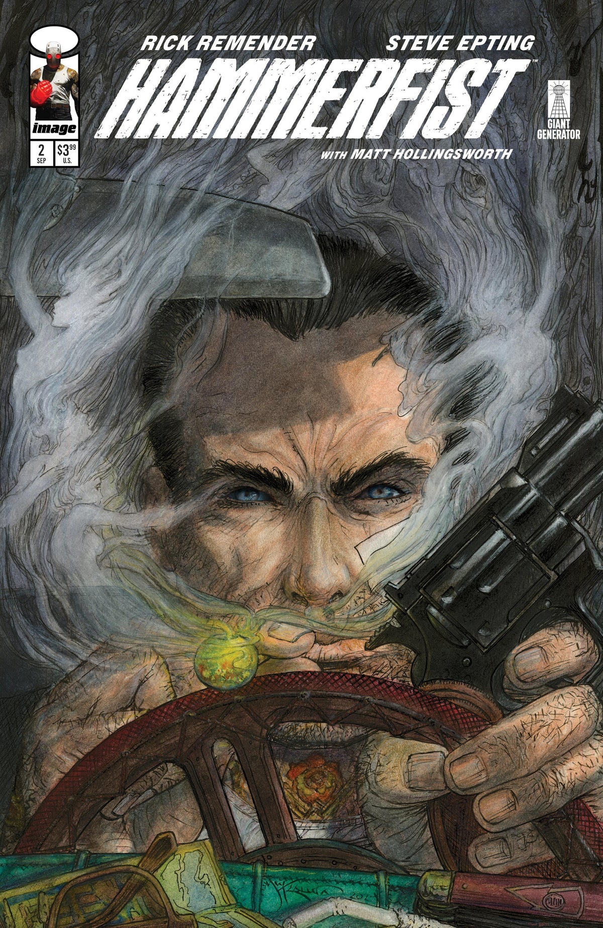 HAMMERFIST #2 - CVR B MICHAEL KALUTA VAR (MR)