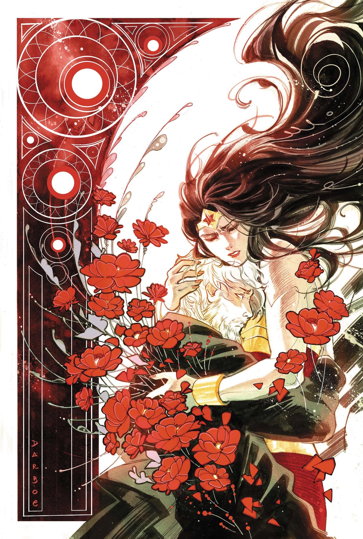 WONDER WOMAN #38 - CVR D KAREN S DARBOE CARD STOCK VAR