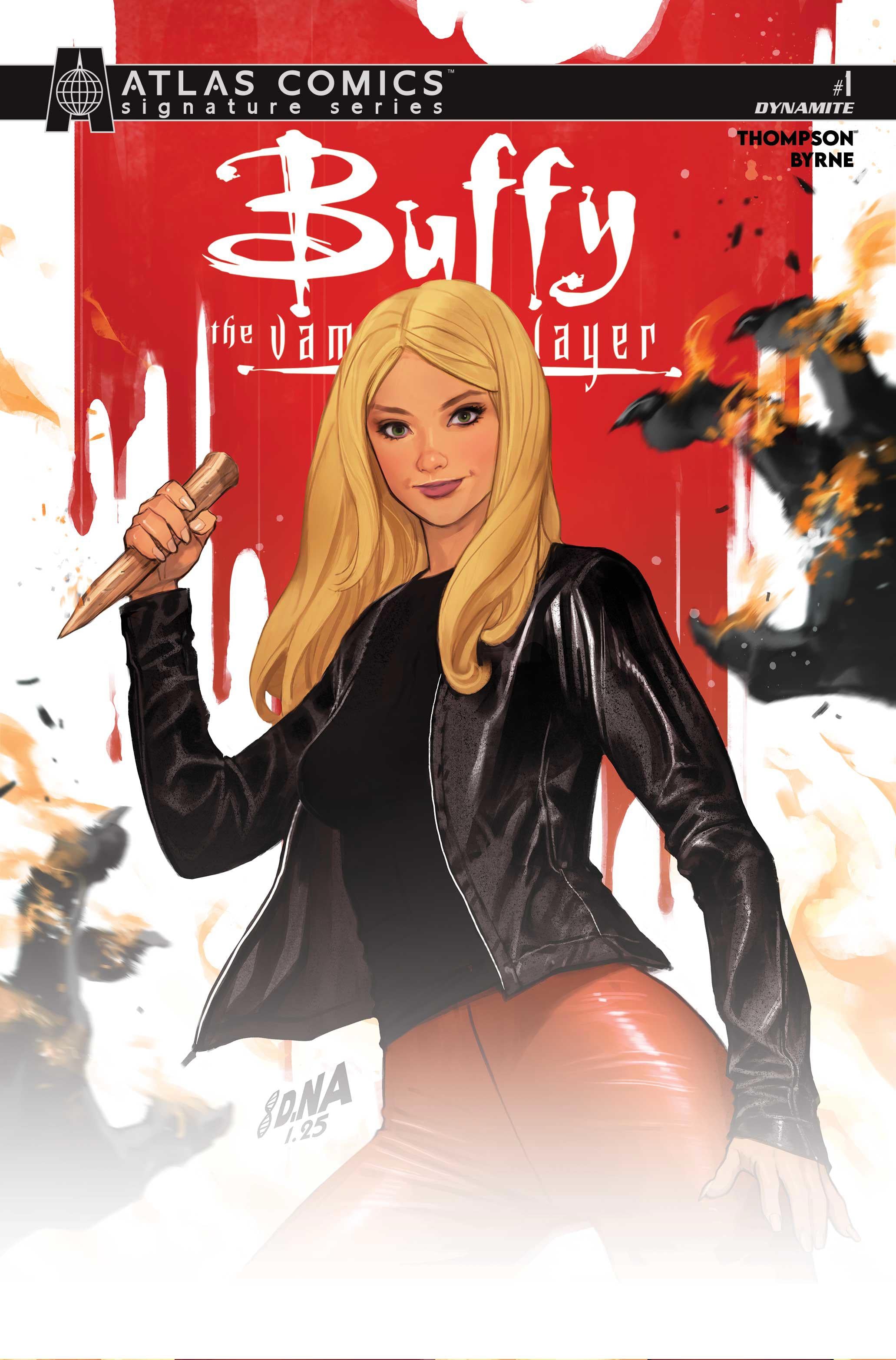 BUFFY THE VAMPIRE SLAYER #1 - CVR I DAVID NAKAYAMA ATLAS EDITION SIGNED BY KELLY THOMPSON VAR