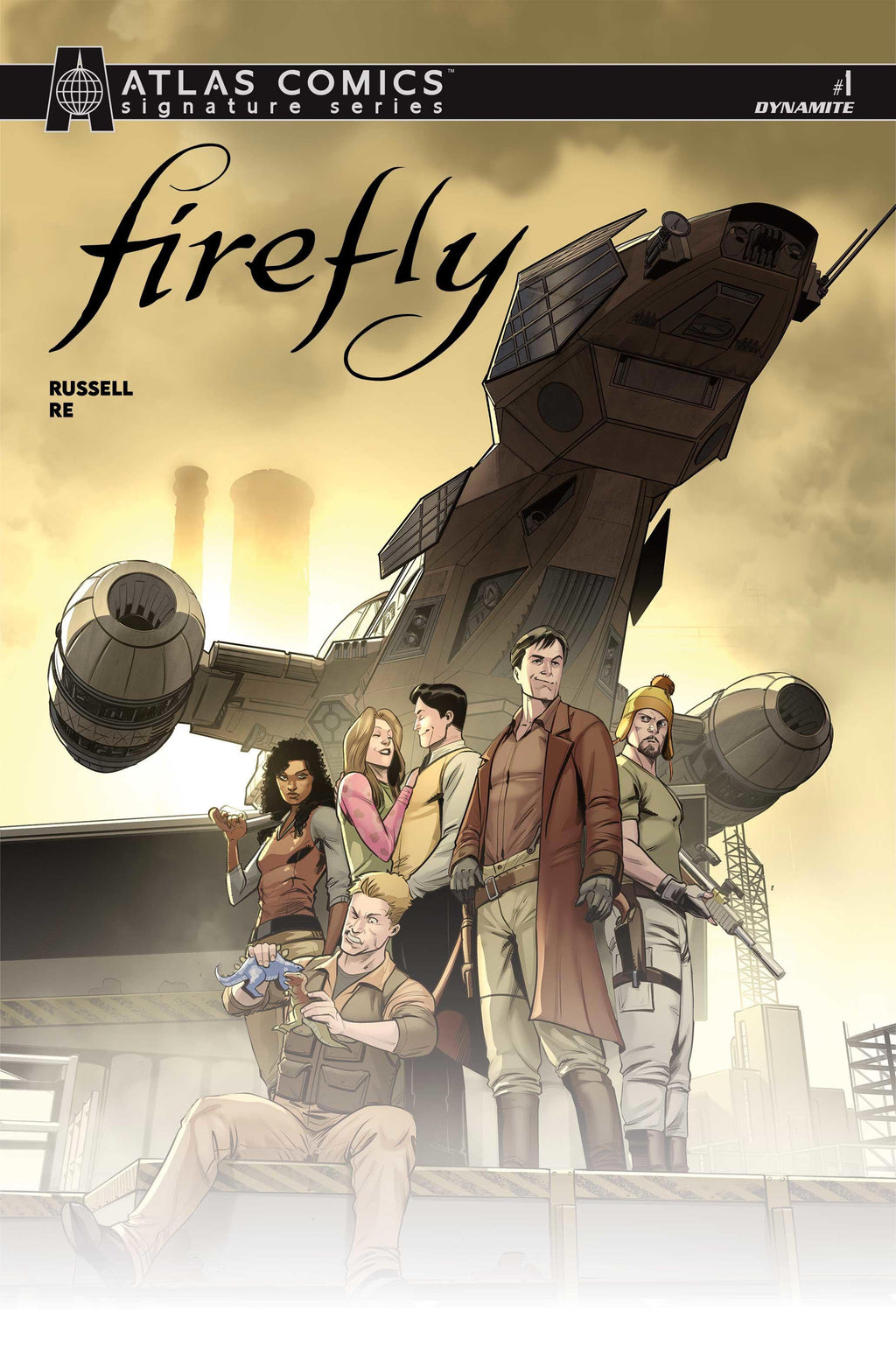 FIREFLY #1 - CVR J ROBERT QUINN ATLAS EDITION SIGNED BY MARK RUSSELL