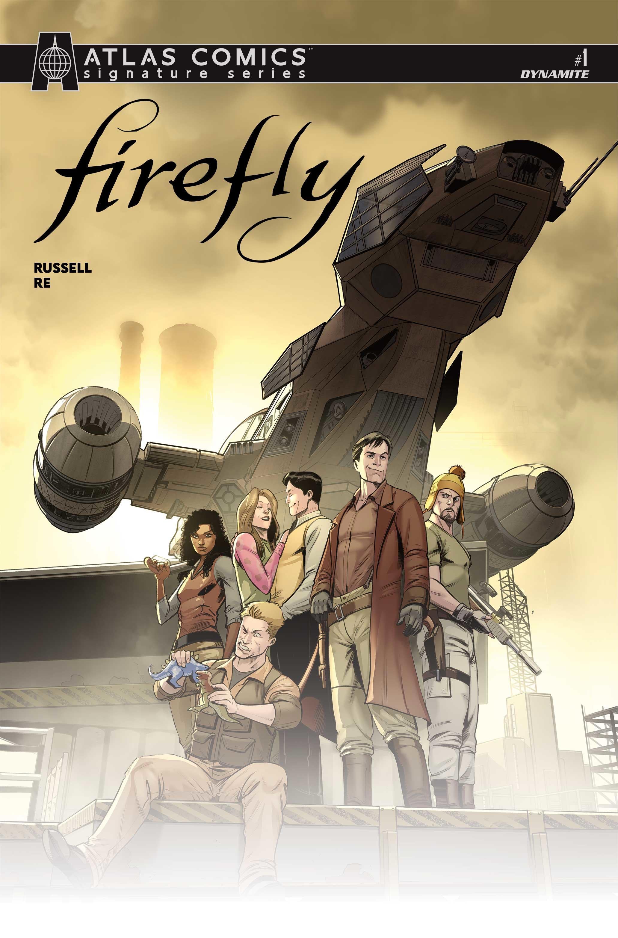 FIREFLY #1 - CVR J ROBERT QUINN ATLAS EDITION SIGNED BY MARK RUSSELL