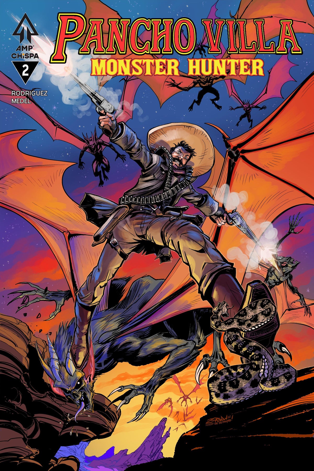 PANCHO VILLA MONSTER HUNTER #2 - CVR A JEFF ZORNOW