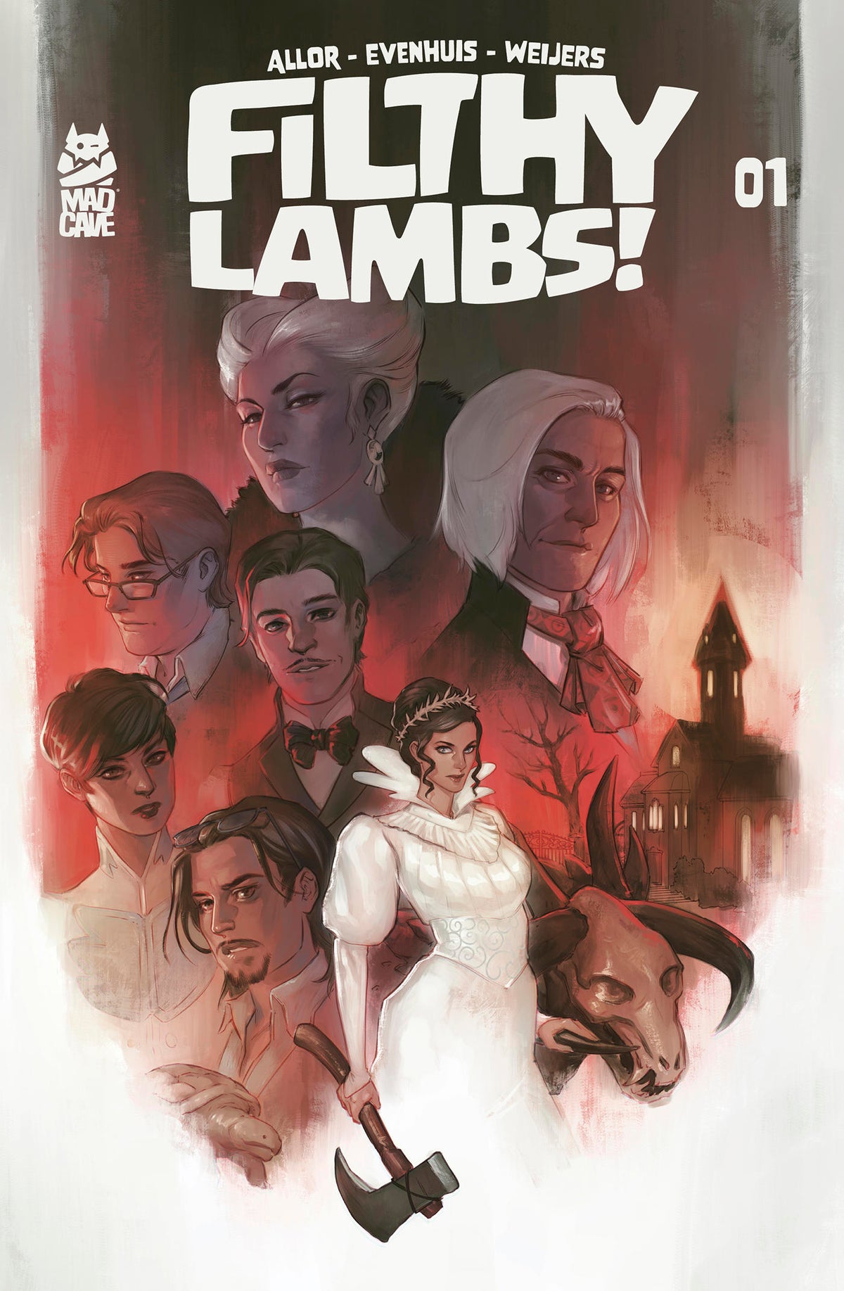 FILTHY LAMBS #1 - CVR B MEGHAN HETRICK VAR