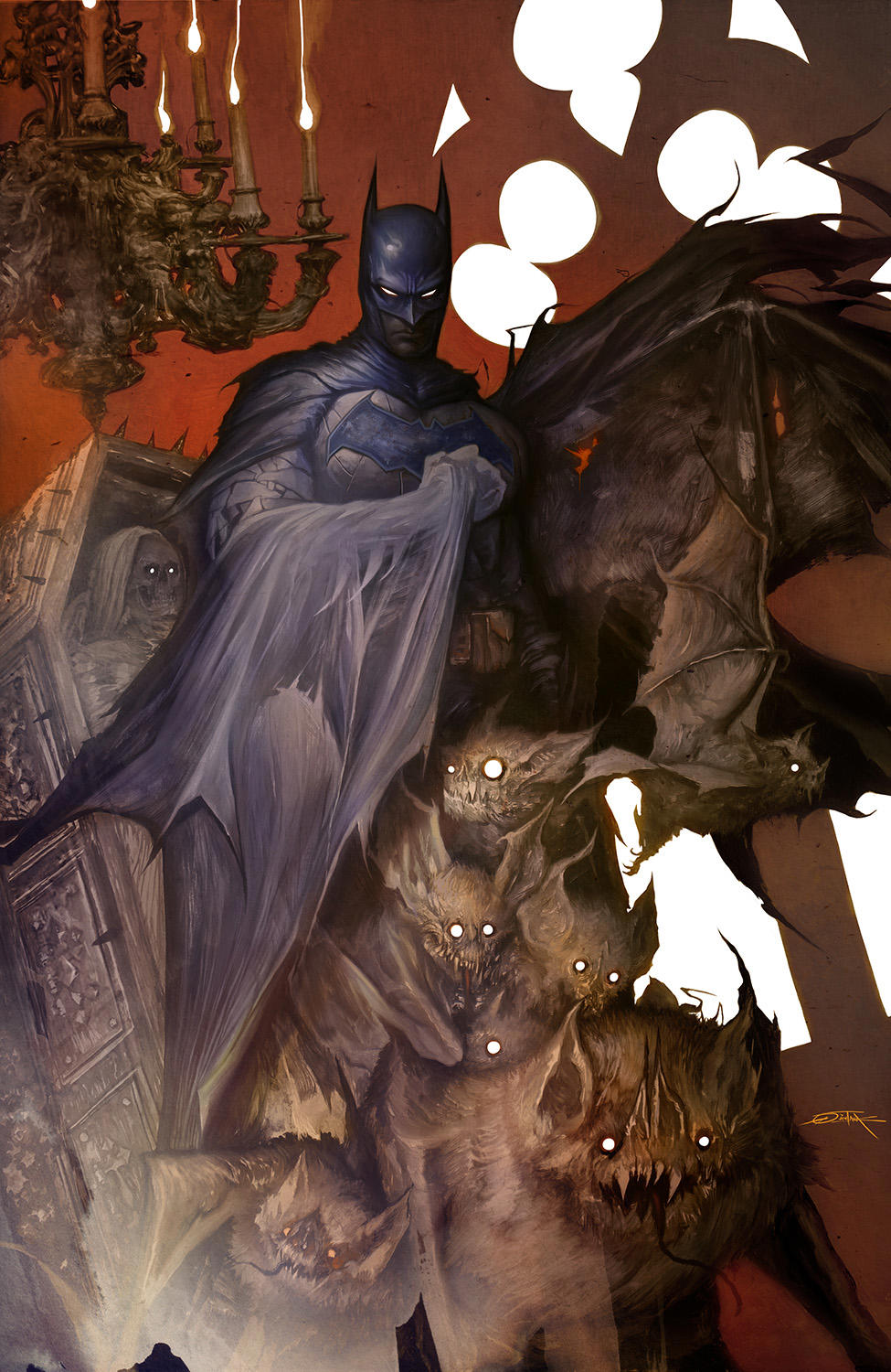 BATMAN #14 - CVR I DAN QUINTANA HALLOWEEN GLOW-IN-THE-DARK CARD STOCK VAR (BATMAN BAD SEEDS)