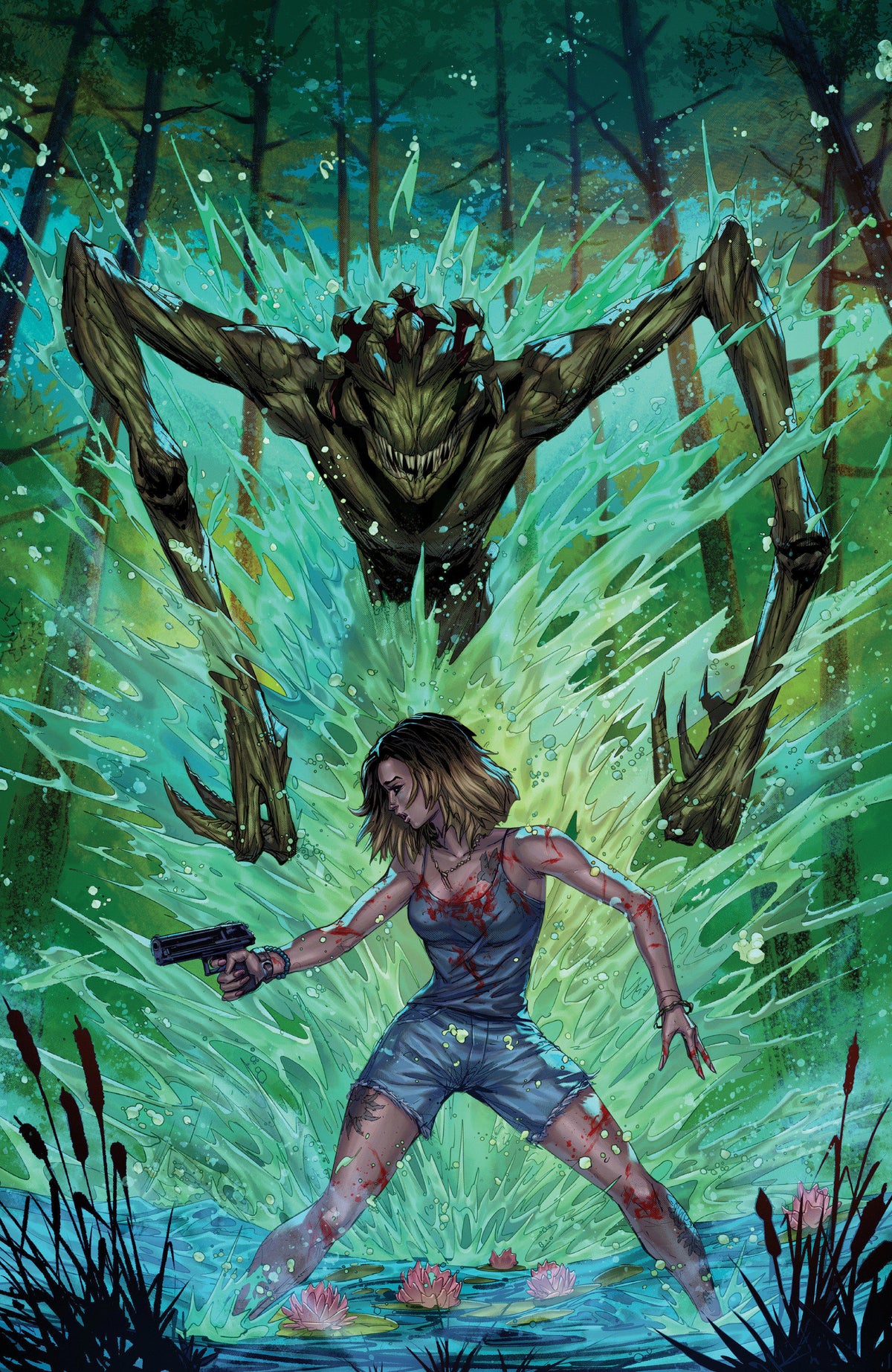 A Quiet Place: Rising Tides #1 - Variant RI (25) (Kirkham Full Art)