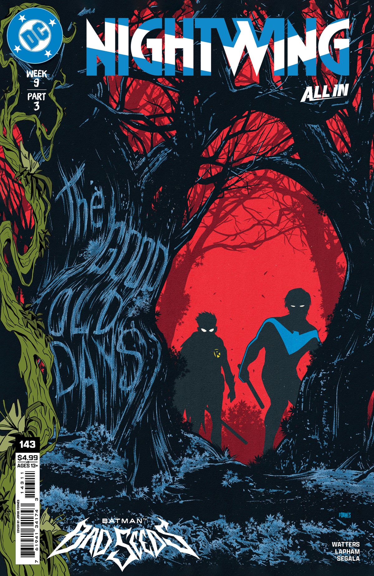 NIGHTWING #143 - CVR A JORGE FORNES (BATMAN BAD SEEDS)