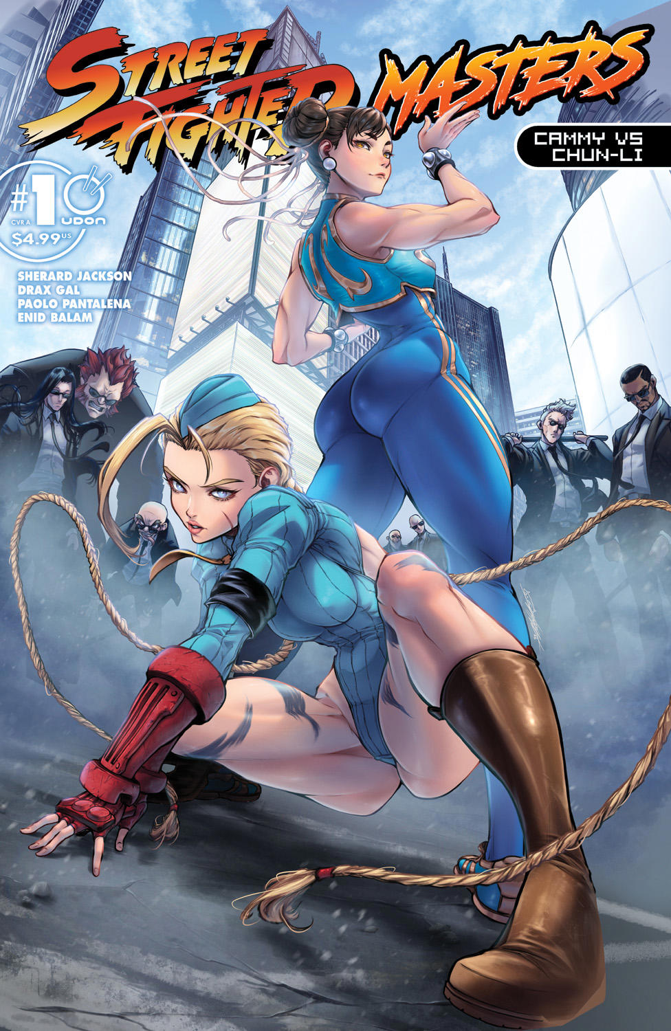 STREET FIGHTER MASTERS CAMMY VS CHUN LI #1 - CVR A DRAX GAL