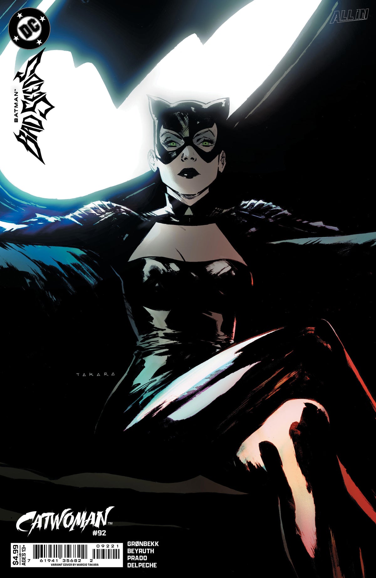 CATWOMAN #92 - CVR B MARCIO TAKARA CARD STOCK VAR (BATMAN BAD SEEDS)