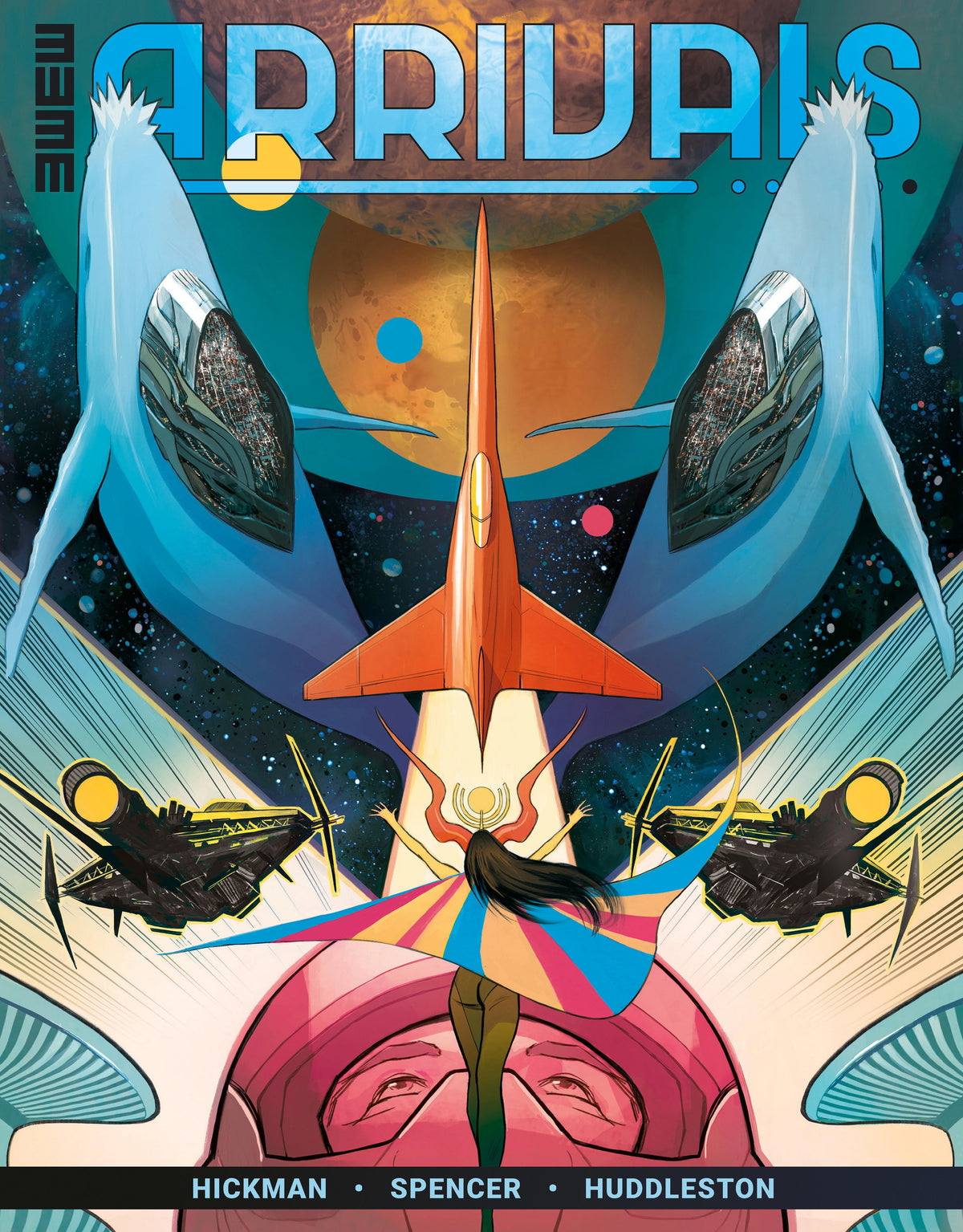 Arrivals #1 (CVR A) (3W3M) (Mike Huddleston) # - Cover A