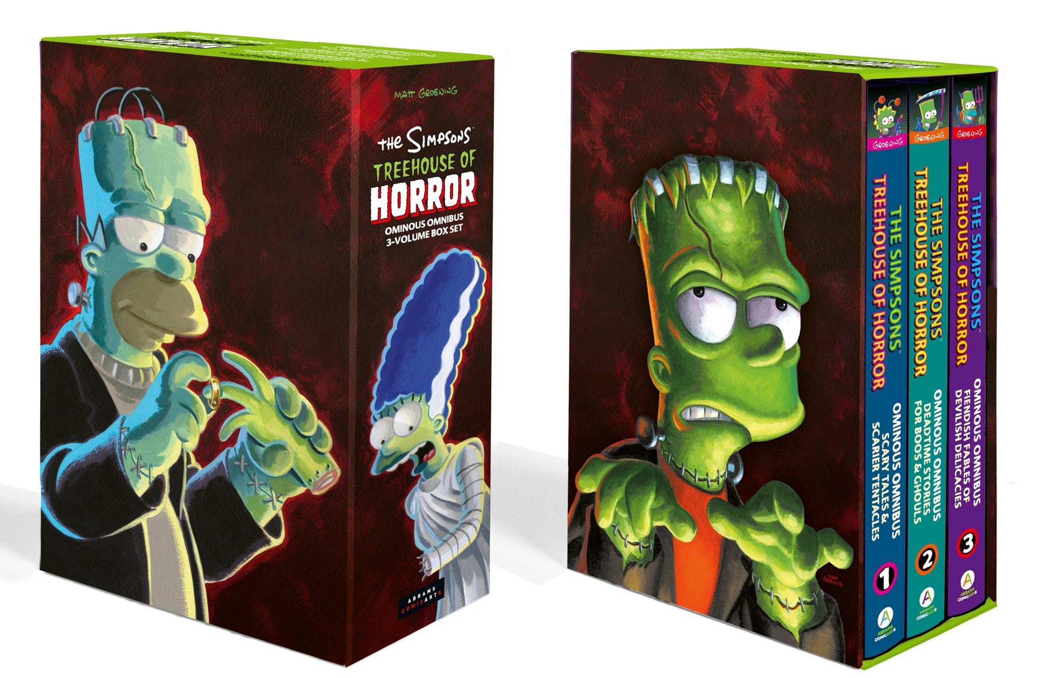 SIMPSONS TREEHOUSE OF HORROR OMINOUS OMNIBUS HC (3 VOLUME BOX SET) #NN - Cover A