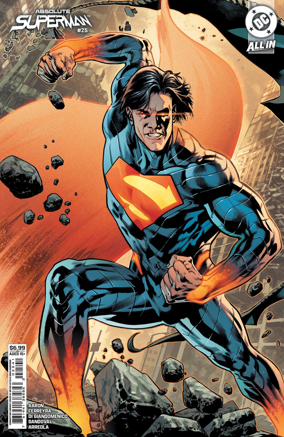 ABSOLUTE SUPERMAN #25 - CVR D BRYAN HITCH CONNECTING CARD STOCK VAR
