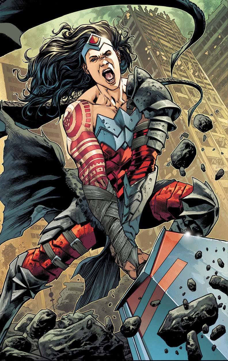 ABSOLUTE WONDER WOMAN #25 - CVR D BRYAN HITCH CONNECTING CARD STOCK VAR