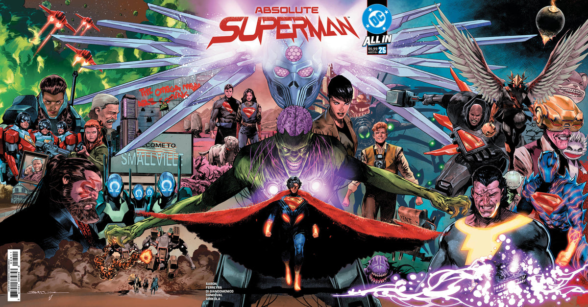 ABSOLUTE SUPERMAN #25 - CVR A RAFA SANDOVAL GATEFOLD TRIPTYCH
