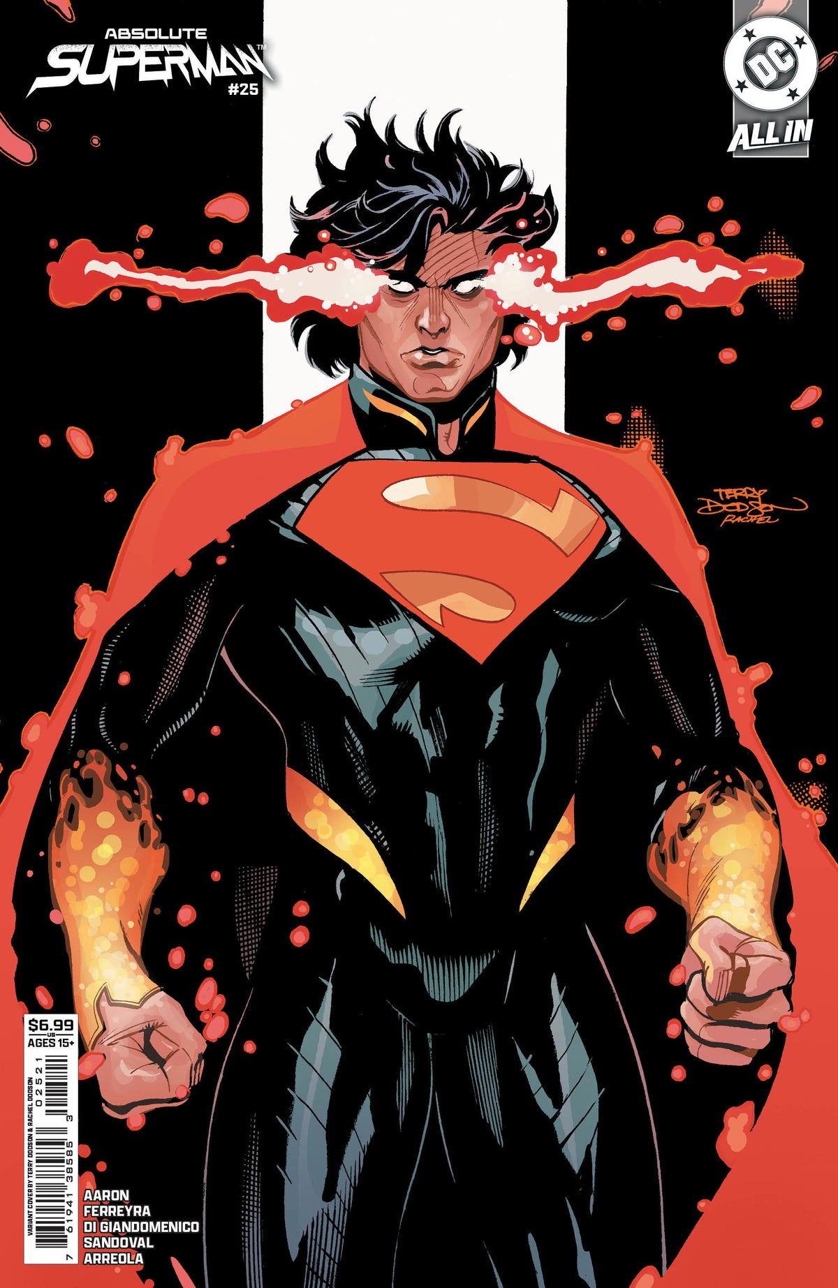ABSOLUTE SUPERMAN #25 - CVR B TERRY DODSON CARD STOCK VAR