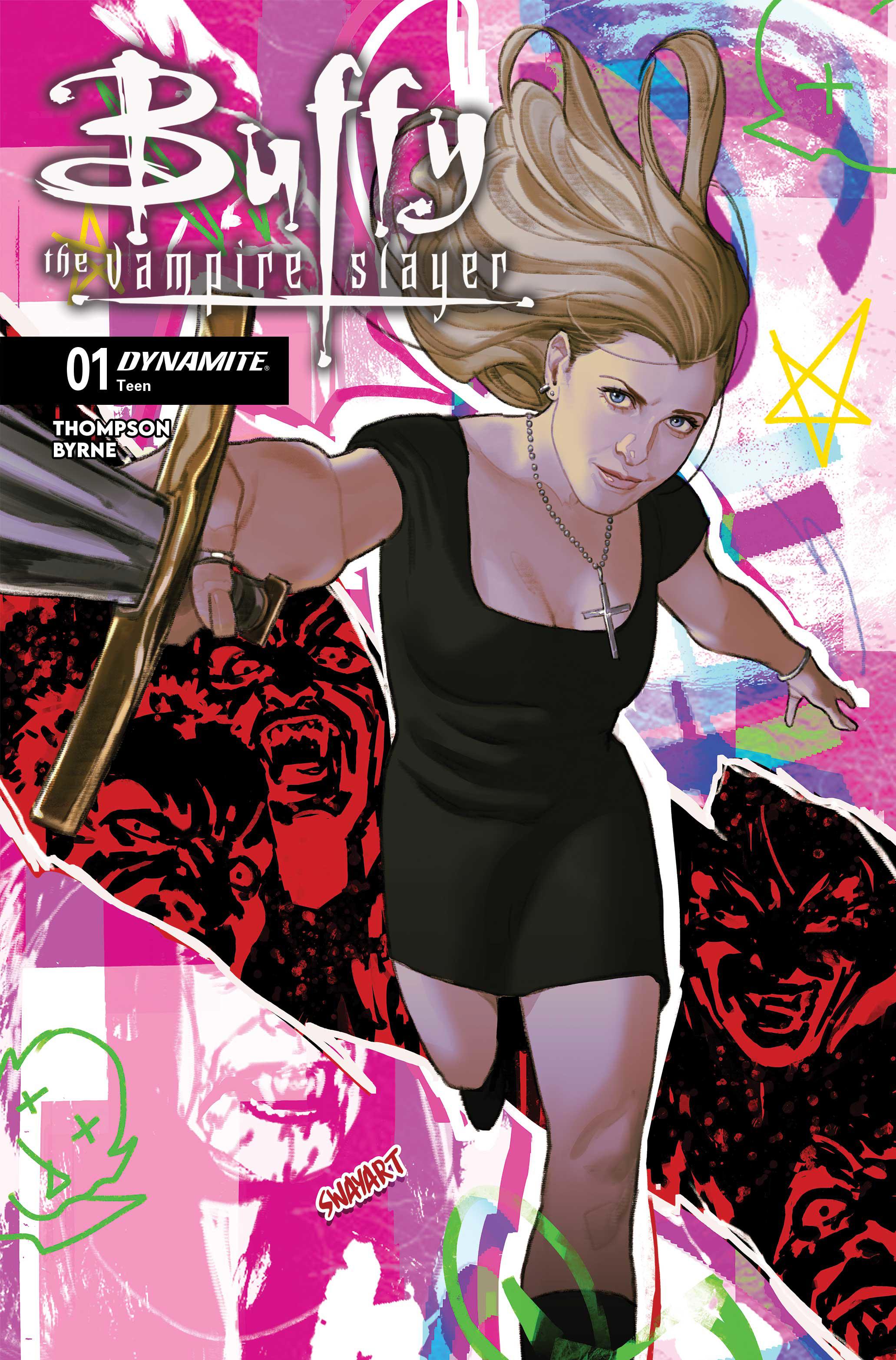 BUFFY THE VAMPIRE SLAYER #1 - CVR O INC 1:10 JOSHUA SWAY SWABY FOIL VAR
