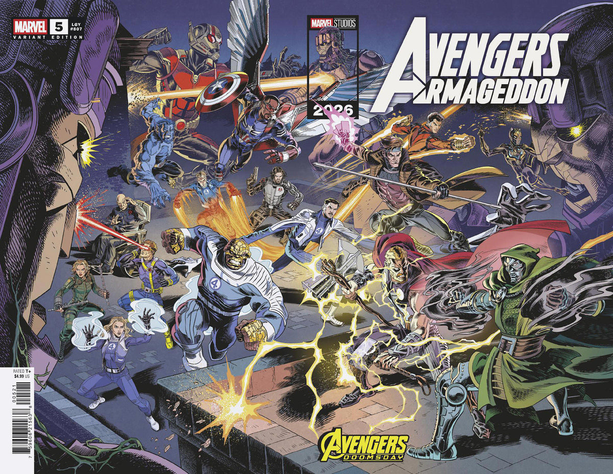 AVENGERS: ARMAGEDDON #5 - LEONEL CASTELLANI MARVEL STUDIOS AVENGERS: DOOMSDAY WRAPAROUND VARIANT