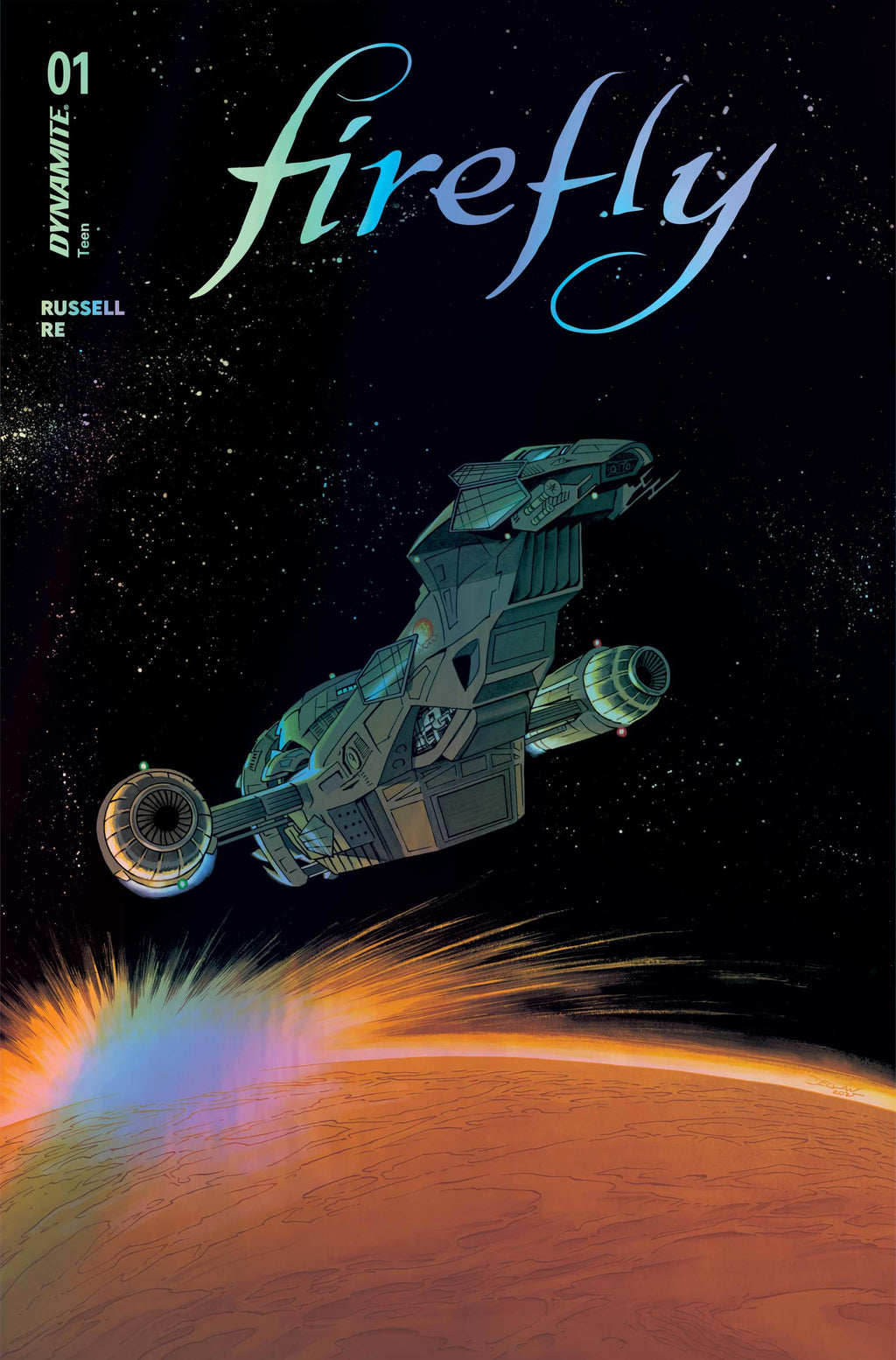 FIREFLY #1 - CVR O INC 1:10 DECLAN SHALVEY FOIL VAR