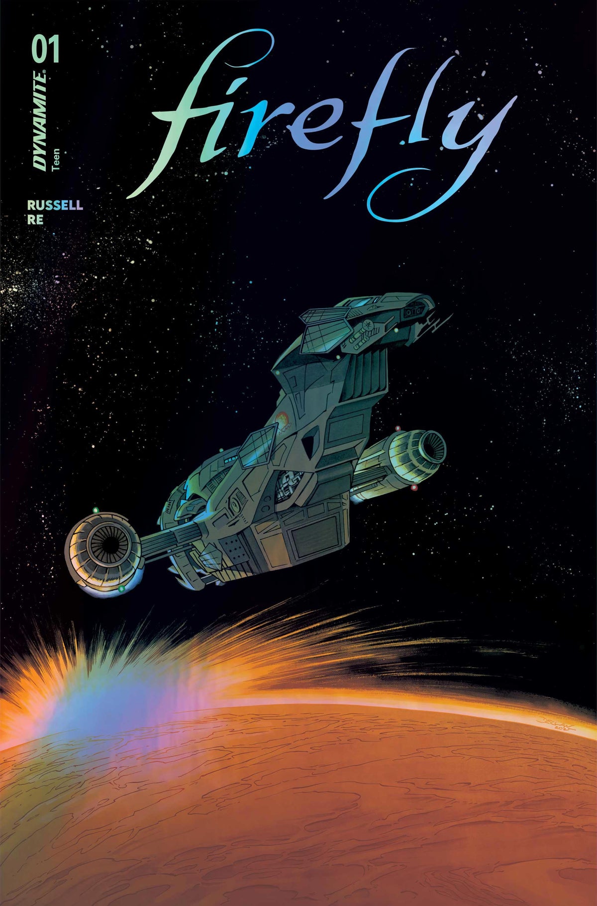 FIREFLY #1 - CVR O INC 1:10 DECLAN SHALVEY FOIL VAR