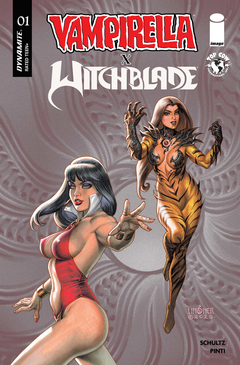VAMPIRELLA X WITCHBLADE SPECIAL #1 - CVR D JOSEPH MICHAEL LINSNER VAR