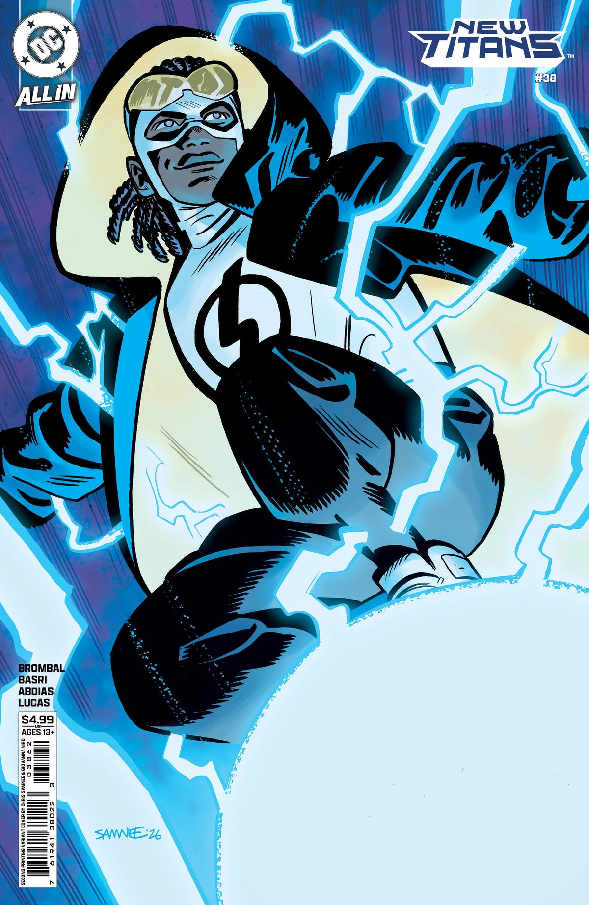 NEW TITANS #38 - Cvr B Chris Samnee Cardstock Var